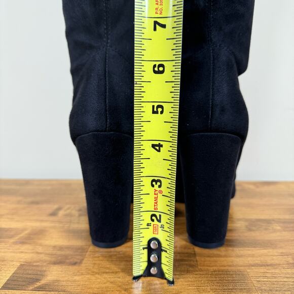 NEW Journee Collection Women’s Maya Over-the-knee Boots Black Size 9 - Picture 3 of 10